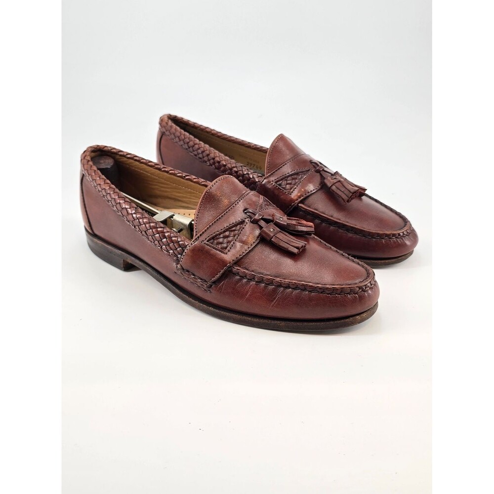 Allen Edmonds Men's Maxfield Chili Leather Tassel Loafers